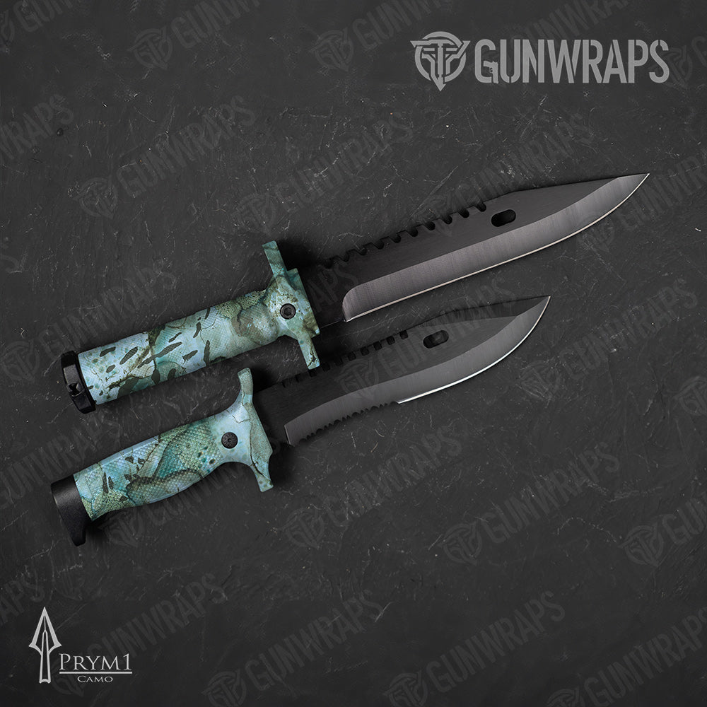 Knife Prym1 Stream Tidepool Gun Skin Vinyl Wrap