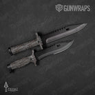 Knife Prym1 Timber Hole Prym1 Timber Hole Gray Gun Skin Vinyl Wrap