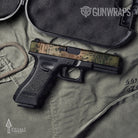 Pistol Slide Prym1 Camo Throw Back Gun Skin Vinyl Wrap