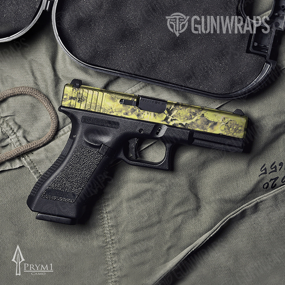 Pistol Slide Prym1 Stream Lemon Gun Skin Vinyl Wrap
