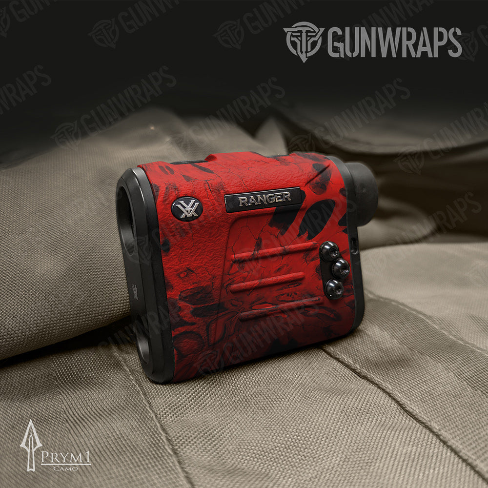 Rangefinder Prym1 Camo Red Hunt Gun Skin Vinyl Wrap