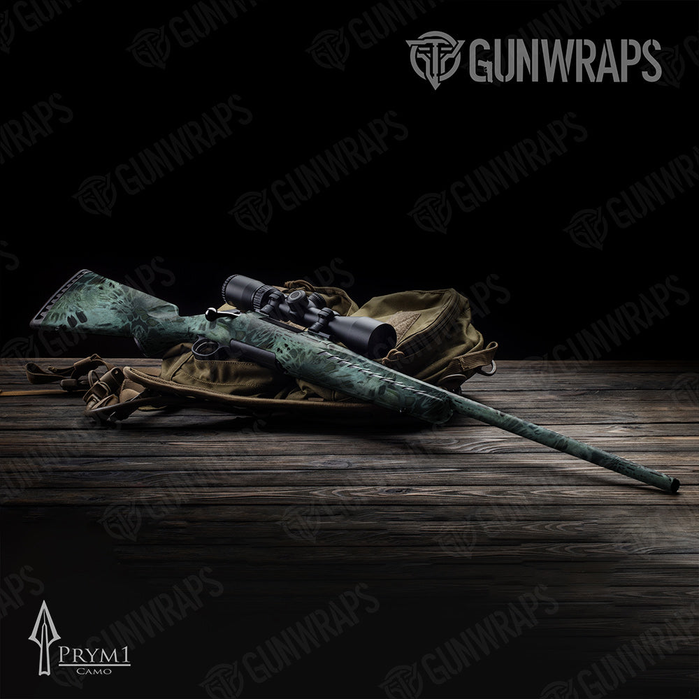 Rifle Prym1 Camo Blue Haze Gun Skin Vinyl Wrap