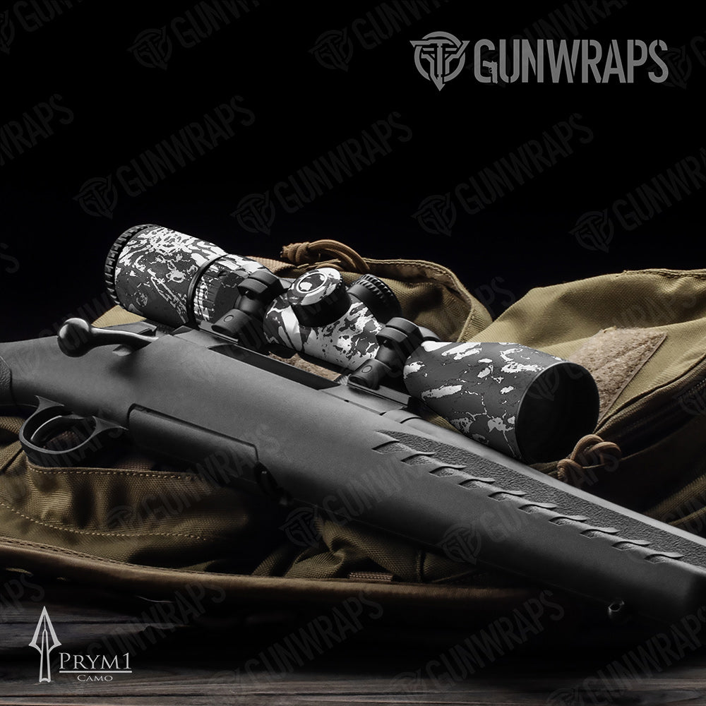 Scope Prym1 Camo Black Ice Gun Skin Vinyl Wrap