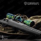 Scope Prym1 Camo Blue Tang Gun Skin Vinyl Wrap