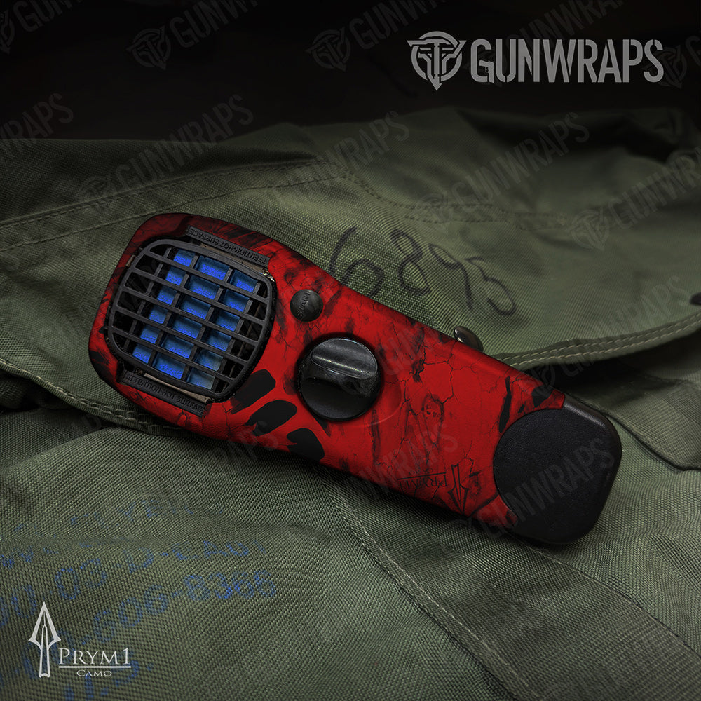 Thermacell Prym1 Camo Red Gun Skin Vinyl Wrap