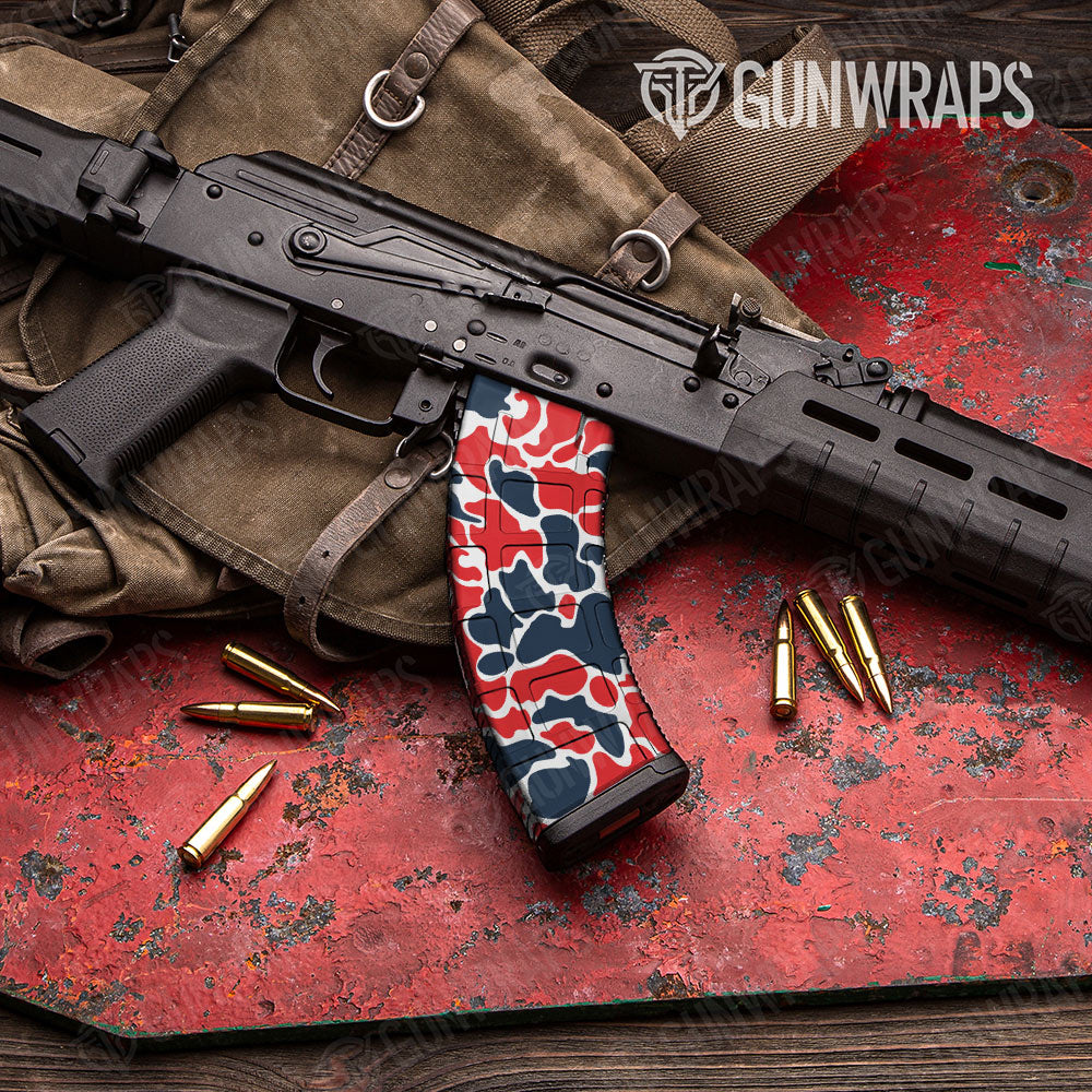 Old School Duck America Gun Skin Vinyl Wrap