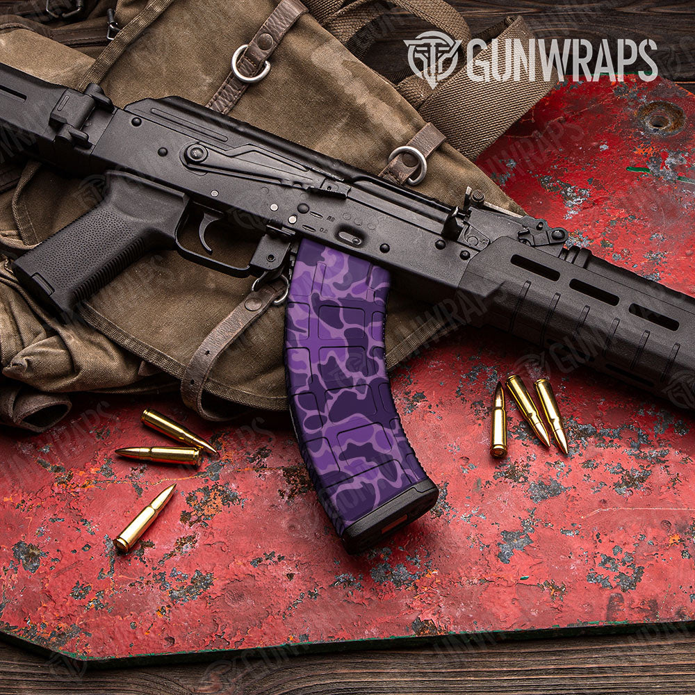 Old School Duck Elite Purple Gun Skin Vinyl Wrap