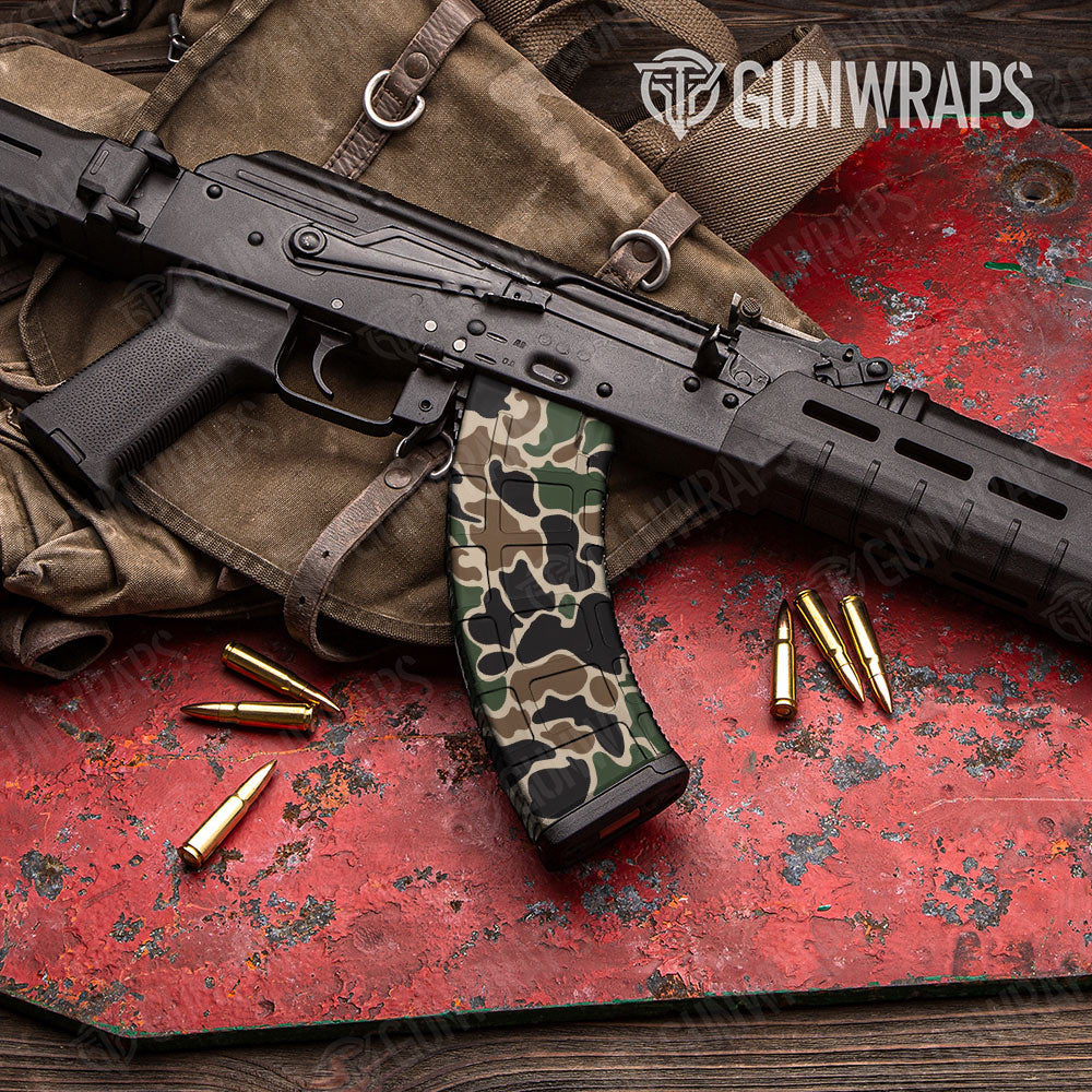 Old School Duck Woodland Gun Skin Vinyl Wrap