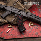 Vivid Hex Red Gun Skin Vinyl Wrap