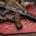 Woodgrain Berlin Gun Skin Vinyl Wrap