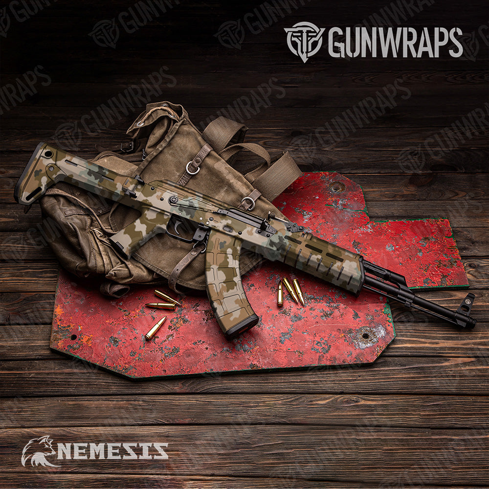 AK 47 Large Nemesis Desert Scorpion Gun Skin Vinyl Wrap