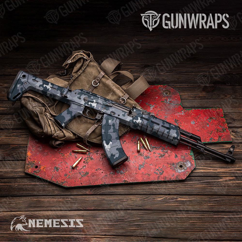 AK 47 Large Nemesis Night Ops Gun Skin Vinyl Wrap