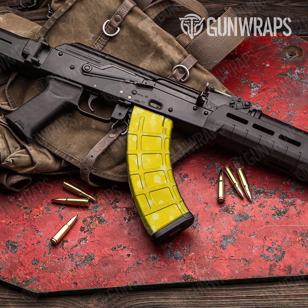 AK 47 Mag Paintball Elite Yellow Gun Skin Vinyl Wrap