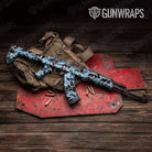 Old School Duck Baby Blue Gun Skin Vinyl Wrap