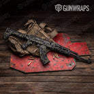 Old School Duck Militant Blue Gun Skin Vinyl Wrap