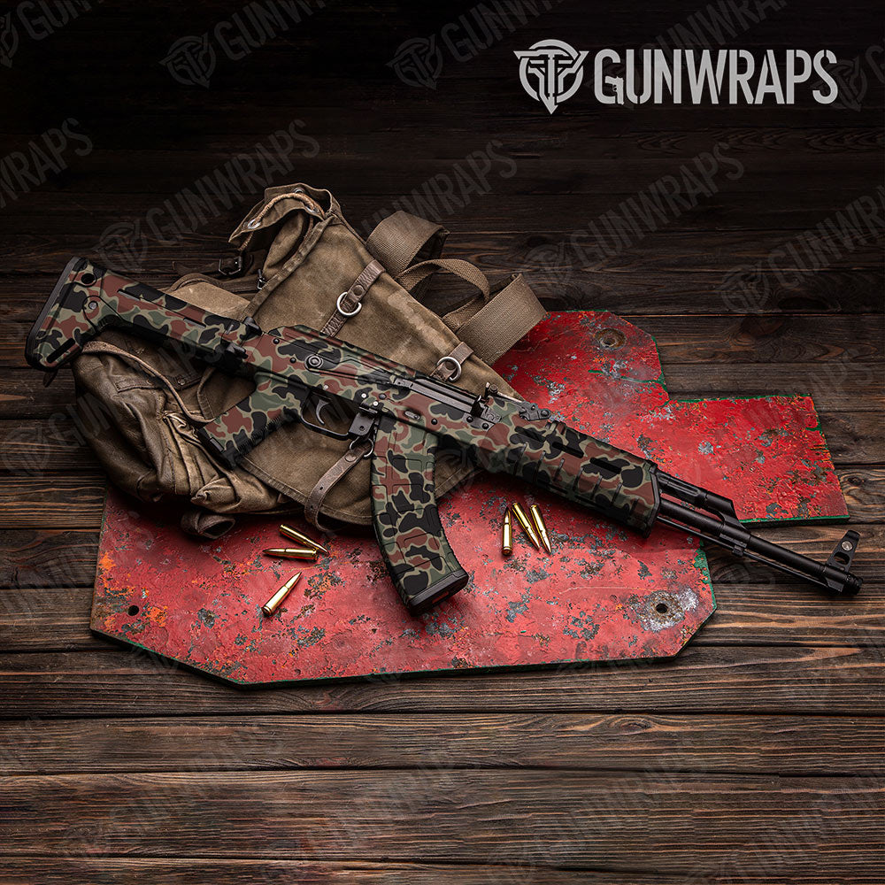 Old School Duck Militant Copper Gun Skin Vinyl Wrap