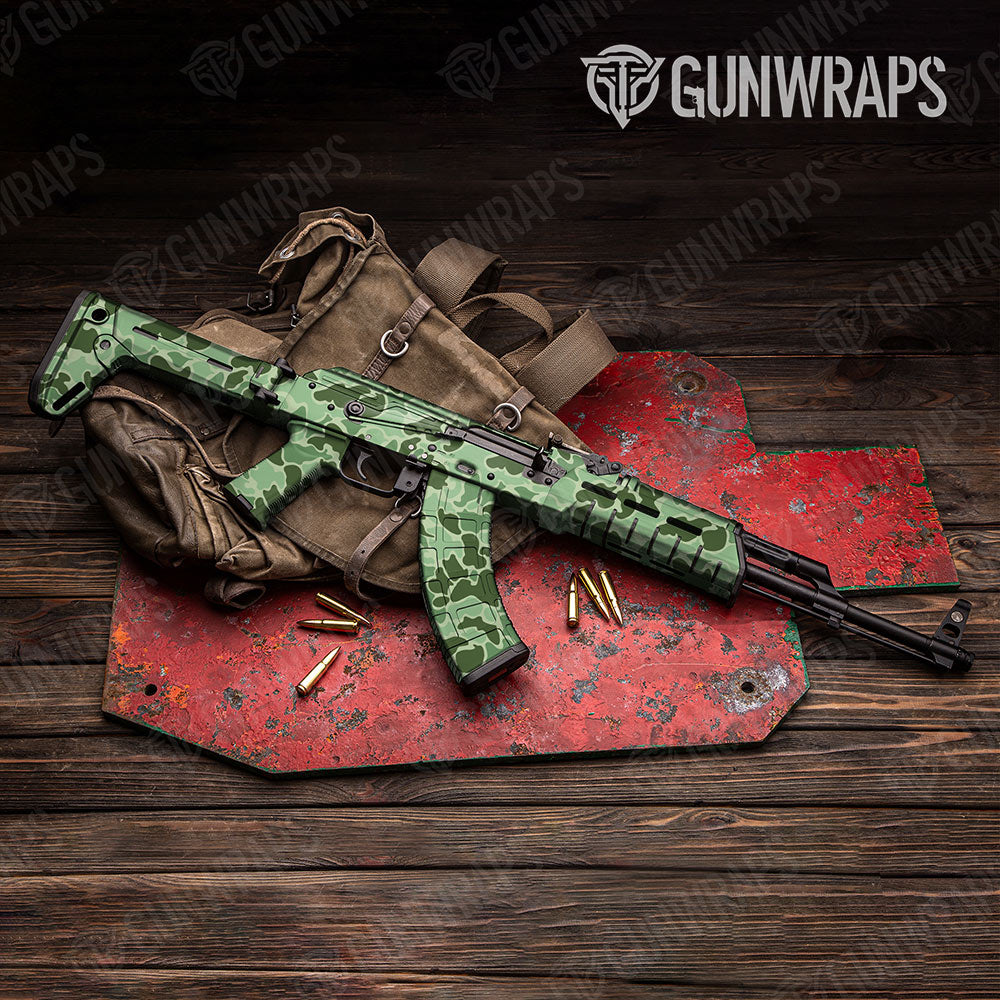 Old School Duck Pistachio Gun Skin Vinyl Wrap