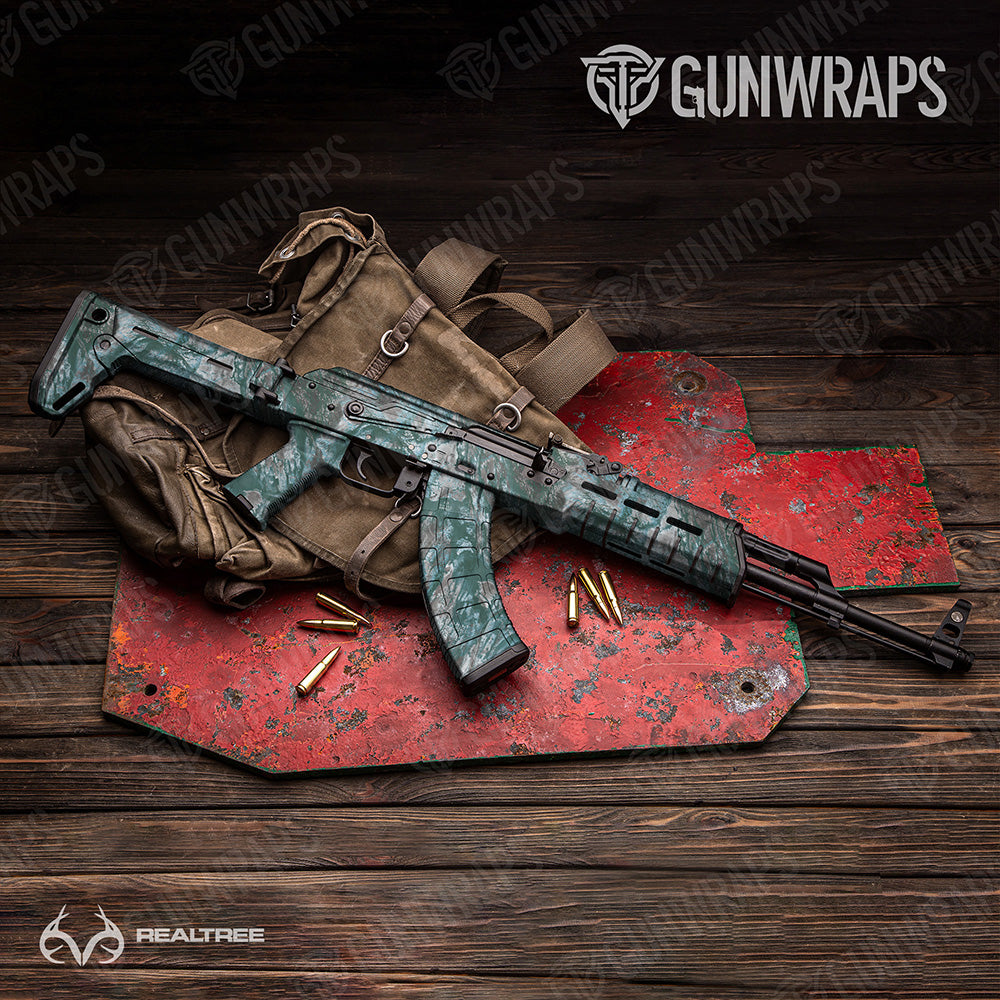 AK-47 Realtree Aspect Glacier Camo Gun Skin Vinyl Wrap