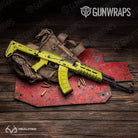 AK-47 Realtree Fishing Yellow Camo Gun Skin Vinyl Wrap