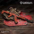 AK-47 Realtree XTRA Colors Orange Camo Gun Skin Vinyl Wrap