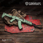 AK 47 Realtree WAV3 Lime Green Camo Gun Skin Vinyl Wrap