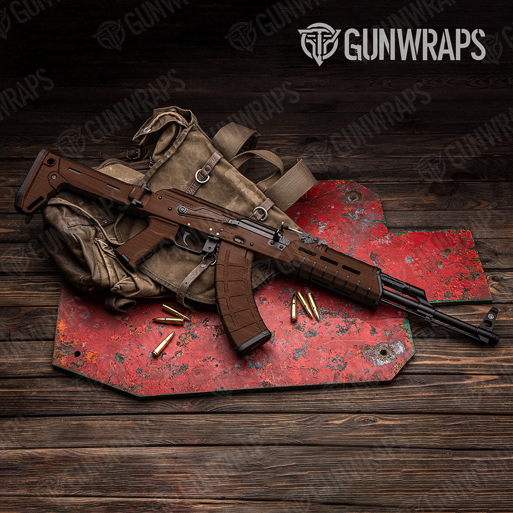 Woodgrain Bogota Gun Skin Vinyl Wrap