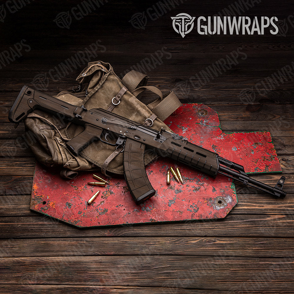 Woodgrain Recife Gun Skin Vinyl Wrap