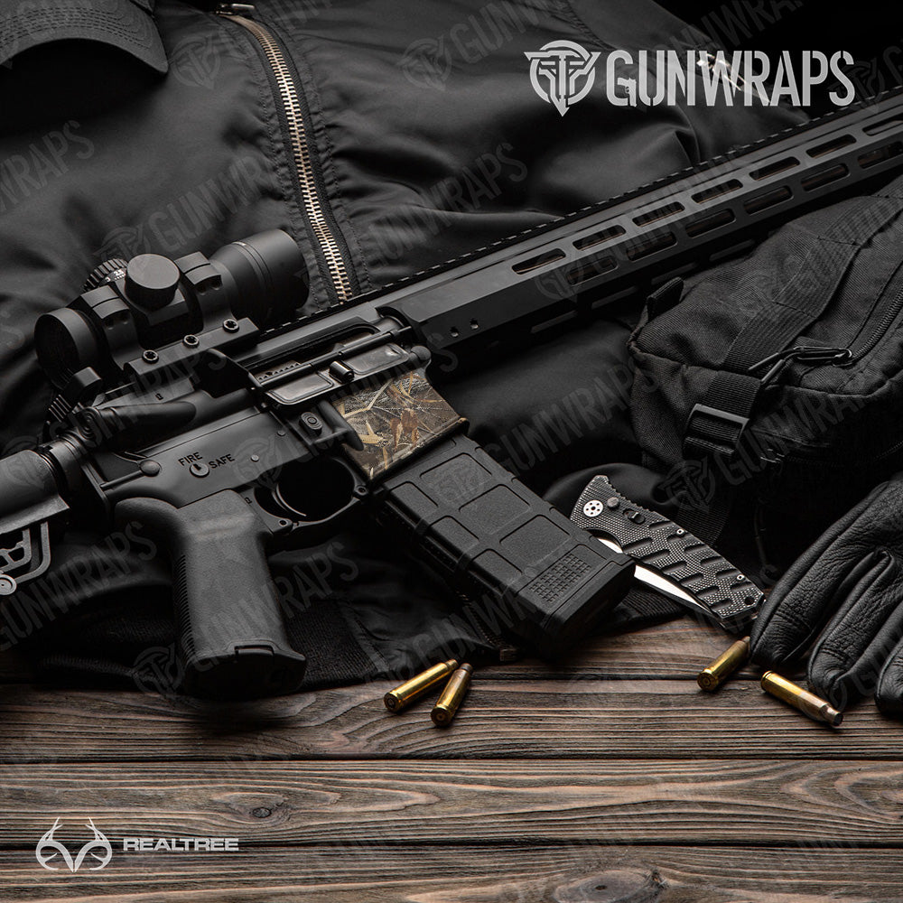 AR-15 Mag Well Realtree MAX-5 Camo Gun Skin Vinyl Wrap