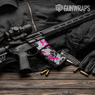 Old School Duck Magenta Tiger AR-15 Mag & Mag Well Gun Skin Vinyl Wrap