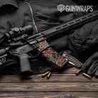 Old School Duck Militant Red AR-15 Mag & Mag Well Gun Skin Vinyl Wrap