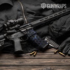 Vivid Hex Blue AR-15 Mag & Mag Well Gun Skin Vinyl Wrap