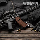 Woodgrain Bogota AR-15 Mag & Mag Well Gun Skin Vinyl Wrap