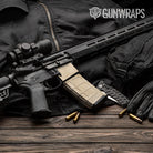 Woodgrain Montmartre AR-15 Mag & Mag Well Gun Skin Vinyl Wrap