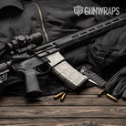 Woodgrain Versailles AR-15 Mag & Mag Well Gun Skin Vinyl Wrap