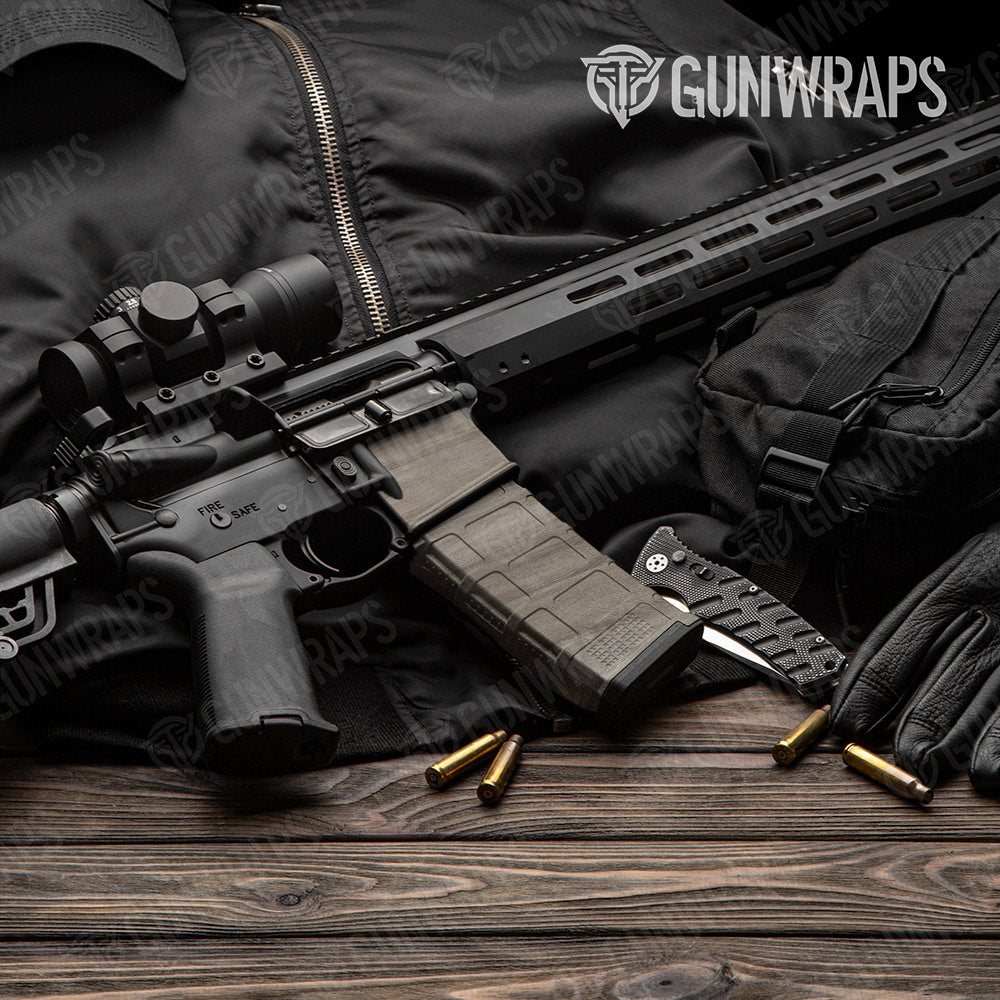 Woodgrain Washington AR-15 Mag & Mag Well Gun Skin Vinyl Wrap