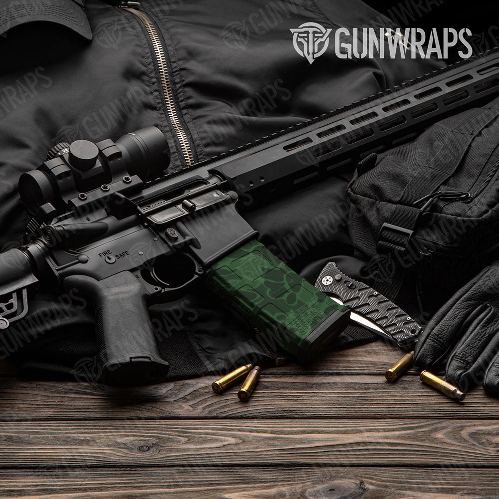 Old School Duck Elite Green AR-15 Mag Gun Skin Vinyl Wrap