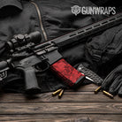 Old School Duck Elite Red AR-15 Mag Gun Skin Vinyl Wrap