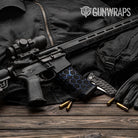 Vivid Hex Blue AR-15 Mag Gun Skin Vinyl Wrap