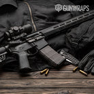 Woodgrain Lagos AR-15 Mag Gun Skin Vinyl Wrap