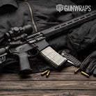 Woodgrain Versailles AR-15 Mag Gun Skin Vinyl Wrap