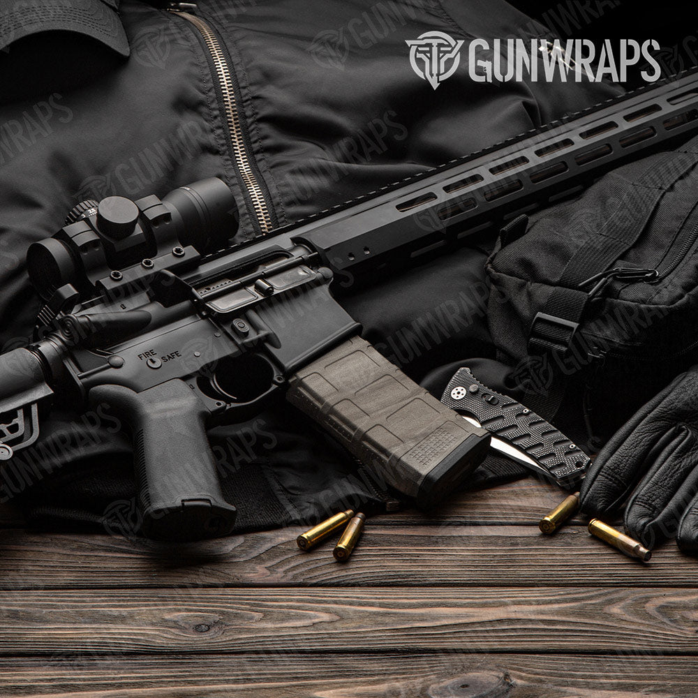 Woodgrain Washington AR-15 Mag Gun Skin Vinyl Wrap