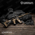 AR 15 Large Nemesis Desert Scorpion Gun Skin Vinyl Wrap