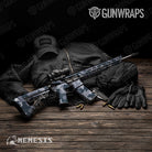 AR 15 Large Nemesis Night Ops Gun Skin Vinyl Wrap