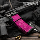 AR 15 Mag & Mag Well Paintball Elite Magenta Gun Skin Vinyl Wrap