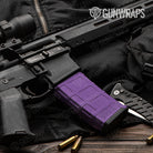 AR 15 Mag Hex Electric Purple Gun Skin Vinyl Wrap