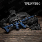 Old School Duck Elite Blue Gun Skin Vinyl Wrap