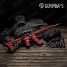 Old School Duck Elite Red Gun Skin Vinyl Wrap