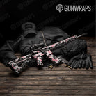 Old School Duck Pink Gun Skin Vinyl Wrap