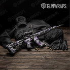 Old School Duck Purple Tiger Gun Skin Vinyl Wrap