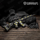 Old School Duck Yellow Tiger Gun Skin Vinyl Wrap